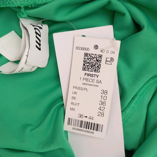 Etam women's swimsuit new, size S/M, green