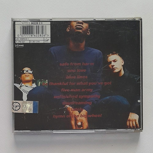 Massive Attack Blue Lines CD used, electronic
