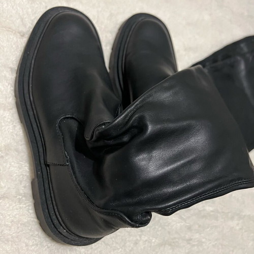 Zara black boots size 37 like new