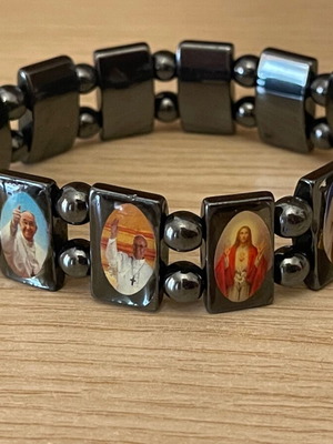 Aimatiris Catholic Vintage Bracelet like new, one size