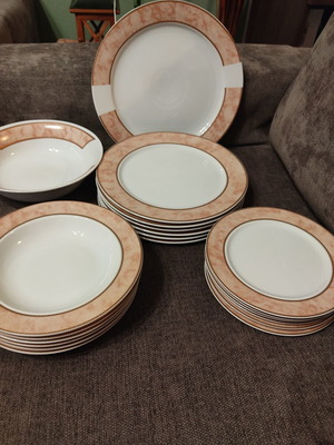 Dinnerware set 20 pieces, porcelain luxury