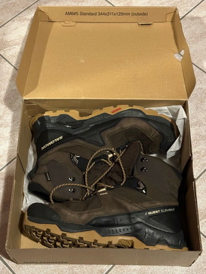 Salomon Quest Element Gtx shoes like new, brown, size 44.5
