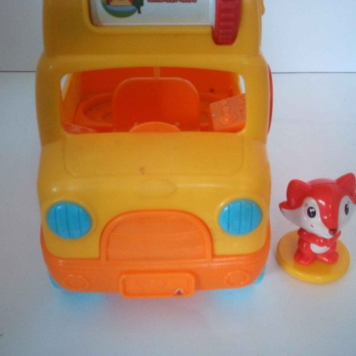 Leap Frog children's school bus used with figure