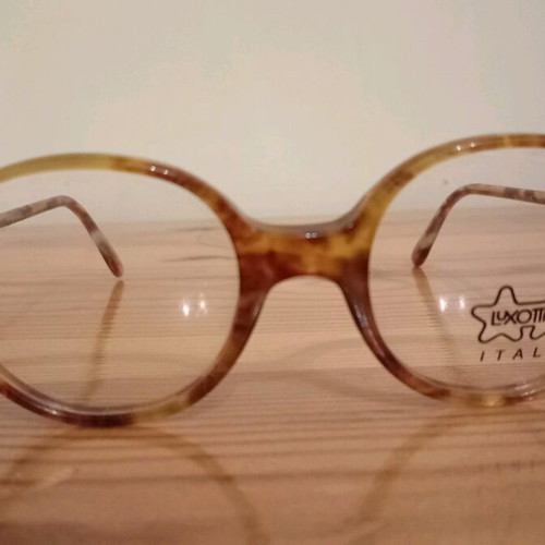Luxottica Kids Eyeglass Frame Brown Acetate New