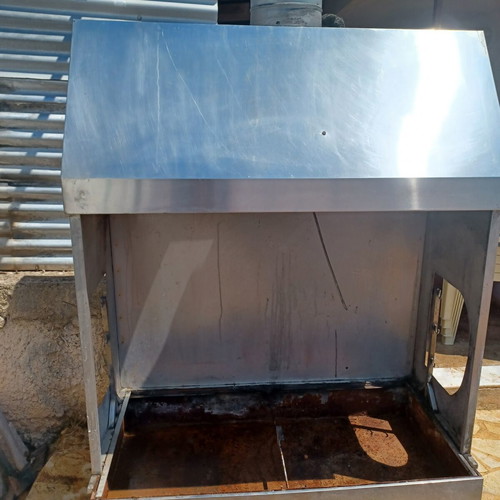 Stainless Steel Grill used, 1.50m length 90cm width