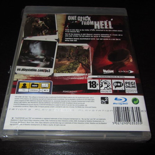 Shellshock 2 Blood Trails Sony PS3 game new sealed