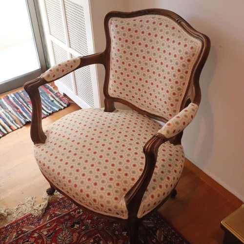 Pair of Louis XV armchairs like new