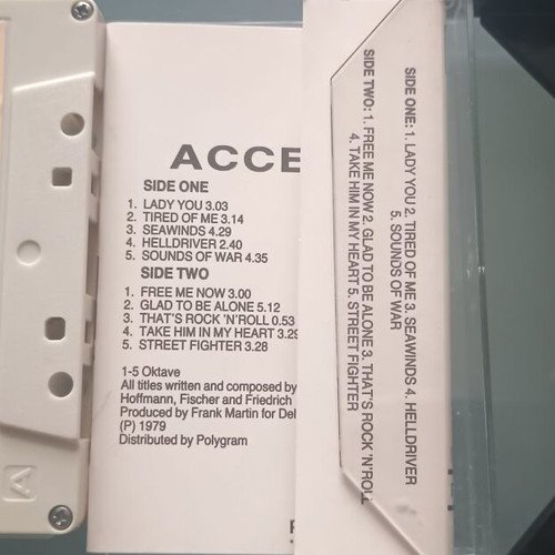 Accept cassette tape used, metal