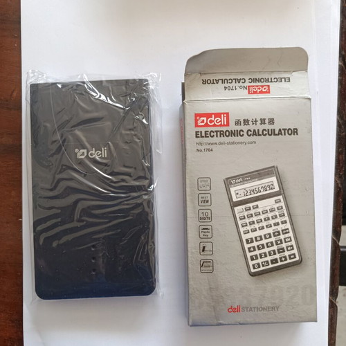 Deli Scientific Calculator new, 240 functions, dark gray