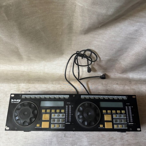 DJ Controller SAMOI CD-SN390 used, dual CD player rack unit