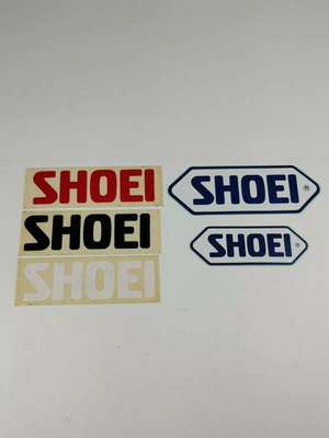 SHOEI Helmets motorcycle stickers like new, 80s