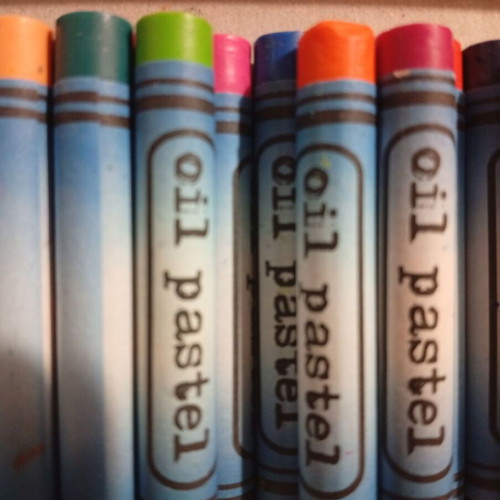 Pelikan vintage oil pastels like new, 29 pieces