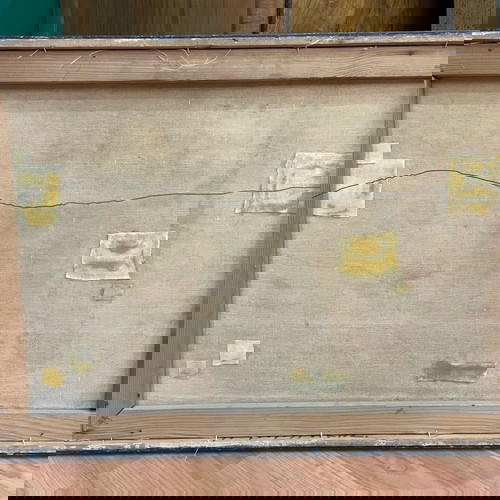 Έργο τέχνης Δ. Λίτσα μεταχειρισμένο, νεκρή φύση σε κορνίζα