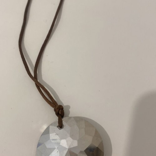 Handmade full moon necklace used