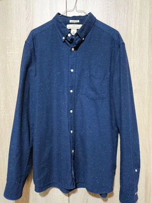 Winter shirt blue H&H-Lifestyle like new, size L