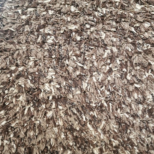 Shaggy runner rug like new, 250x70 cm, brown