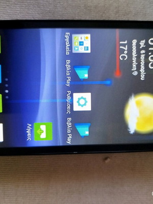 Alcatel phone used, black, Android