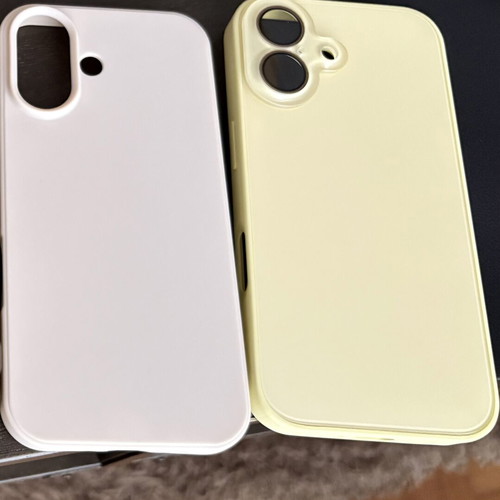 iPhone 16 cases new, set of 4 with matte and glass feel