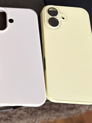 iPhone 16 cases new, set of 4 with matte and glass feel