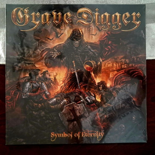 Grave Digger Symbol Of Eternity vinyl new, limited edition red transparent