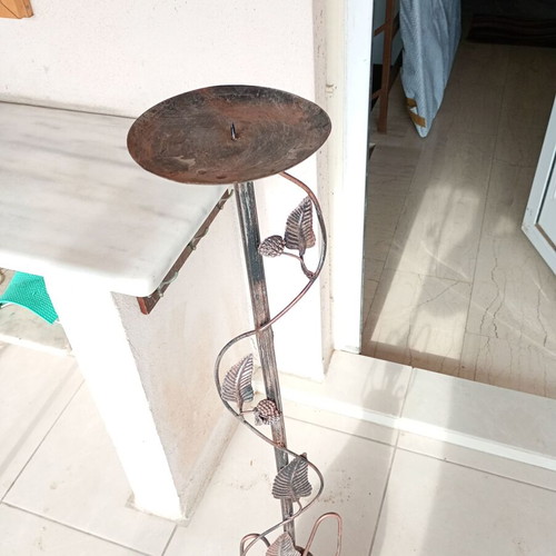 Floor candlestick used, height 1.20 m