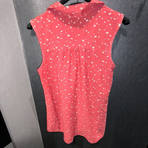 Next red sleeveless blouse new with hearts