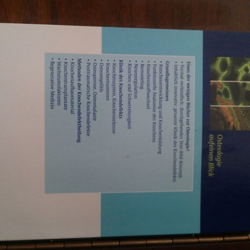 Knochen medical book used, photographic atlas