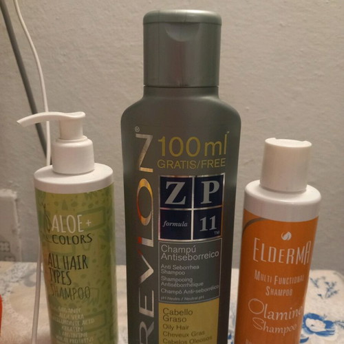Shampoo new, for all hair types, oily and dandruff, Revlon Aloe Colors Elderma