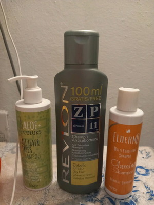 Shampoo new, for all hair types, oily and dandruff, Revlon Aloe Colors Elderma