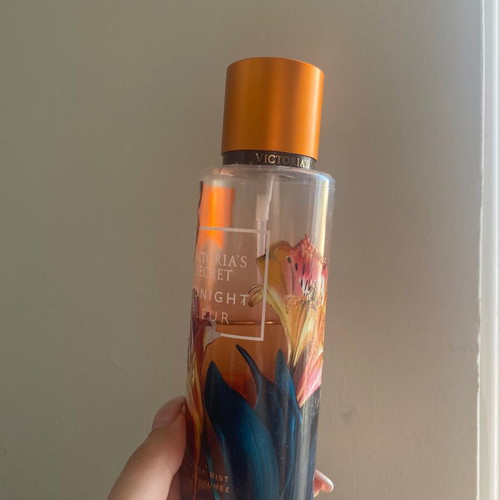 Victoria’s Secret body mist used, floral fragrance