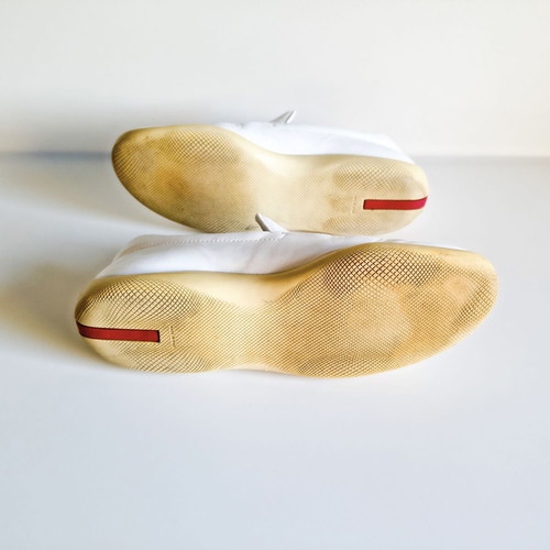 Prada Sailing Sneakers size 45 used, white leather