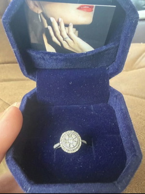 Le Diamantaire Maison Héritage Isaiah diamond ring 0.50 ct white gold size 54