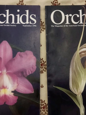 Orchids magazines collectible like new, 2 issues, English