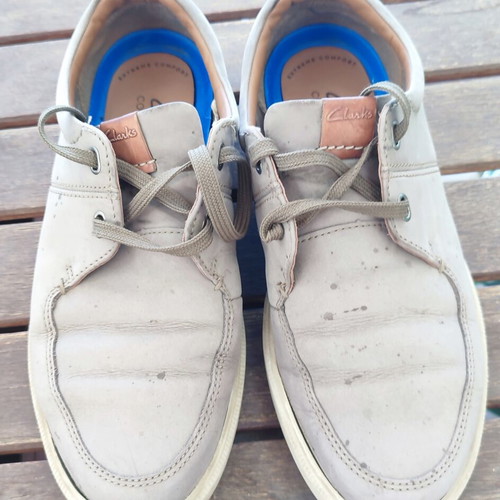 Clarks Cambro Lace men's casual shoes size 43 used, gray