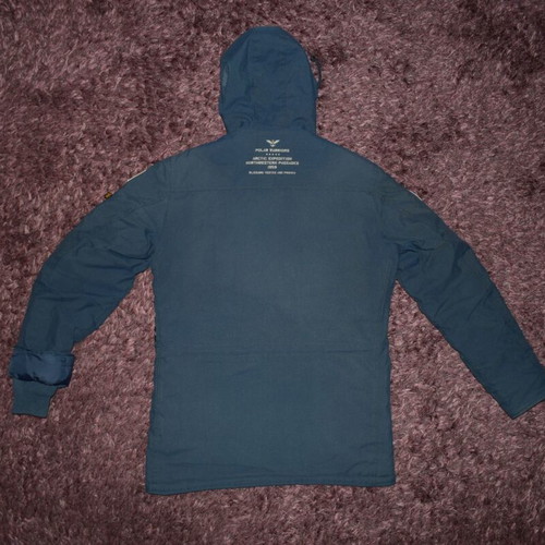 Alpha Industries Polar men's parka jacket size S used, blue