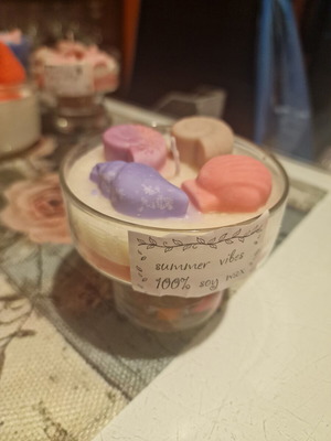 Summer Vibes Only Handmade Soy Candle new