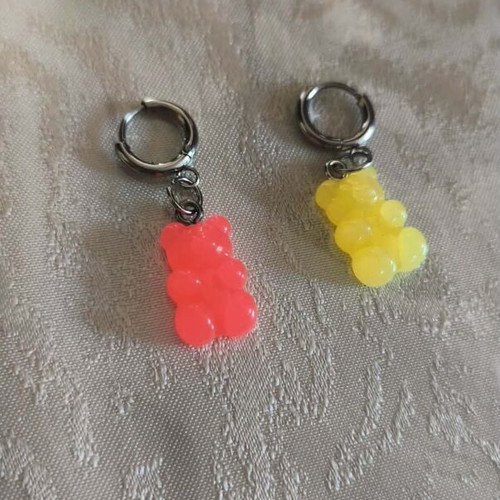 Handmade earrings and necklace colorful, new