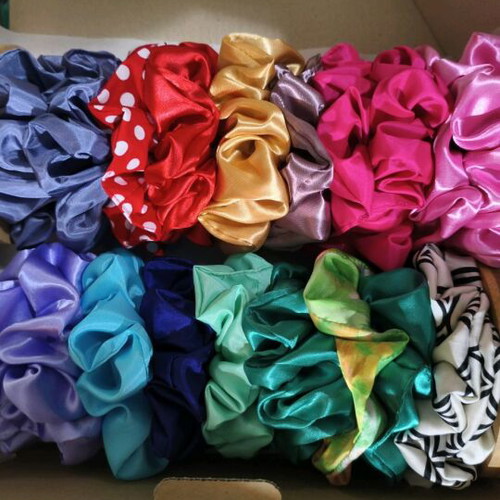 Scrunchies handmade in many colors, new