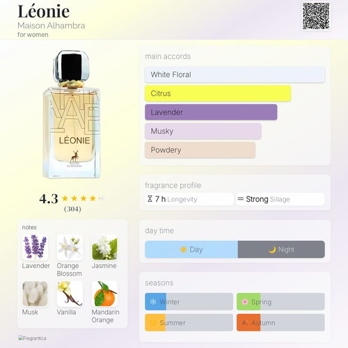 Maison Alhambra Léonie Tester 3ml Eau de Parfum new