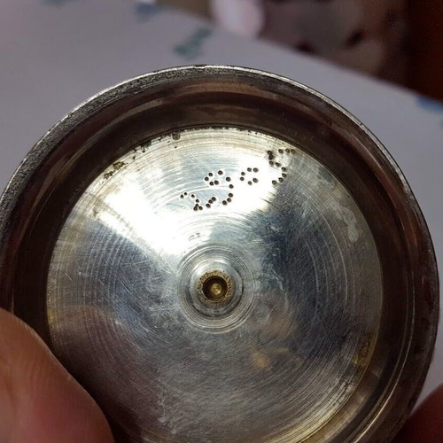 Vintage brass vase used with floral engravings