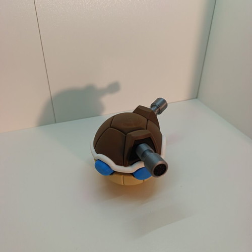 Blastoise Pokéball Clicker 3D printed collectible