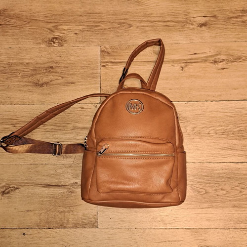 Michael Kors women's backpack like new, beige, faux leather