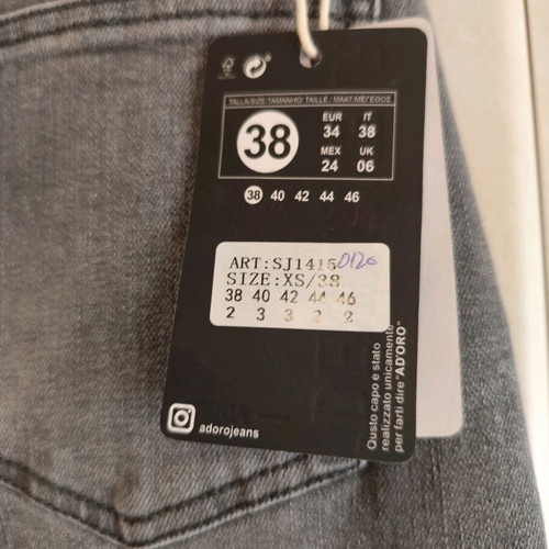 Adoro gray jeans new, size XS with tag