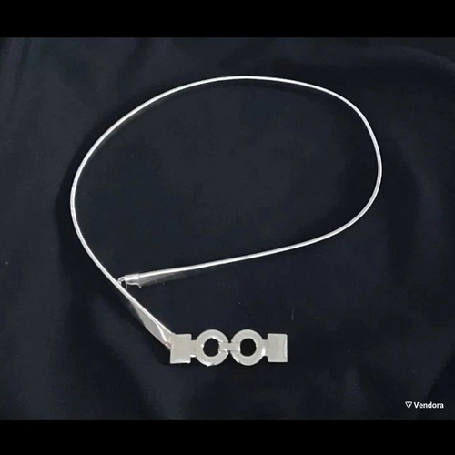 Belt set adjustable black and silver like new