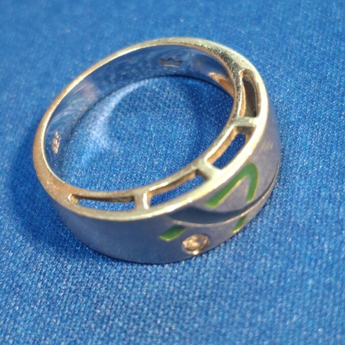 Silver ring with 925 stamp new