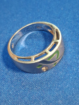 Silver ring with 925 stamp new