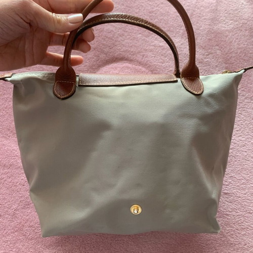 Longchamp handbag used, beige