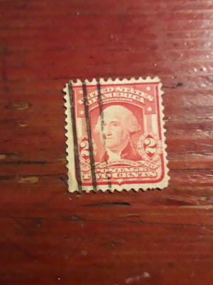 Γραμματόσημο 1903 2c Carmine Washinghton μεταχειρισμένο