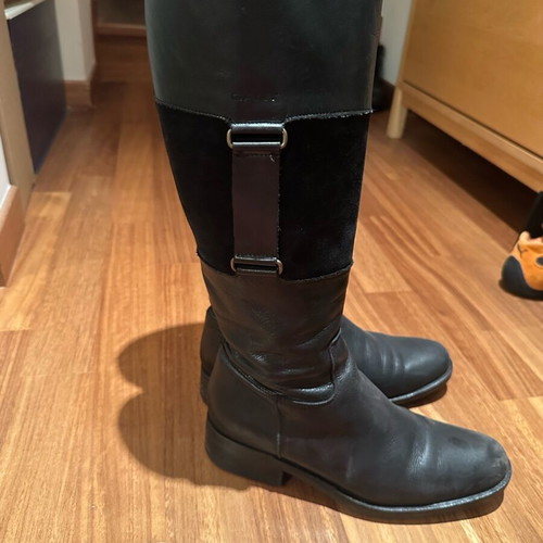 Gant riding boots size 38 used, genuine leather black
