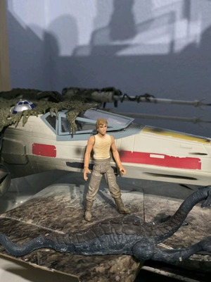 Star Wars Luke Skywalker X-Wing με Dagobah και R2-D2 μεταχειρισμένο